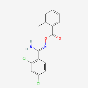 [(Z)-[amino-(2,4-dichlorophenyl)methylene]amino] 2-methylbenzoate