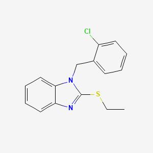 1-(2-chlorobenzyl)-2-(ethylthio)-1H-benzimidazole