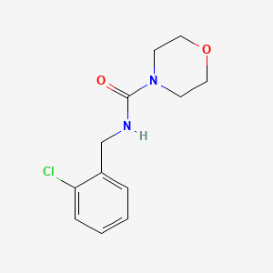 molecular formula C12H15ClN2O2 B5884447 N-(2-chlorobenzyl)-4-morpholinecarboxamide 