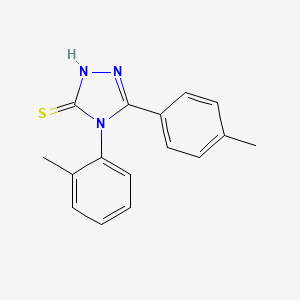 molecular formula C16H15N3S B5884451 4-(2-methylphenyl)-5-(4-methylphenyl)-4H-1,2,4-triazole-3-thiol CAS No. 5736-97-0