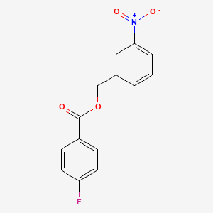 molecular formula C14H10FNO4 B5884509 3-nitrobenzyl 4-fluorobenzoate 
