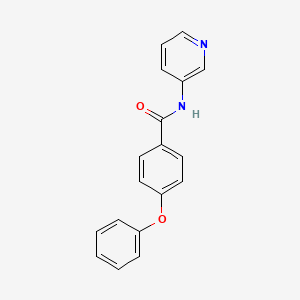 molecular formula C18H14N2O2 B5884515 4-phenoxy-N-3-pyridinylbenzamide 