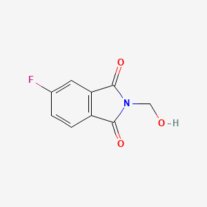 molecular formula C9H6FNO3 B5884566 5-fluoro-2-(hydroxymethyl)-1H-isoindole-1,3(2H)-dione 