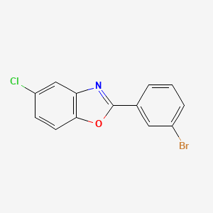 molecular formula C13H7BrClNO B5884573 2-(3-bromophenyl)-5-chloro-1,3-benzoxazole CAS No. 61712-41-2