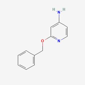 molecular formula C12H12N2O B588463 2-(Benzyloxy)pyridin-4-amine CAS No. 1214900-01-2