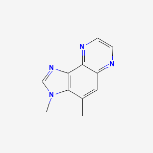 molecular formula C11H10N4 B588467 3,4-Dimethyl-3H-imidazo[4,5-F]quinoxaline CAS No. 147057-17-8