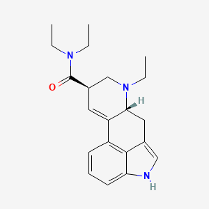 molecular formula C21H27N3O B588469 N-Ethylnorlysergic acid N,N-diethylamide CAS No. 65527-62-0