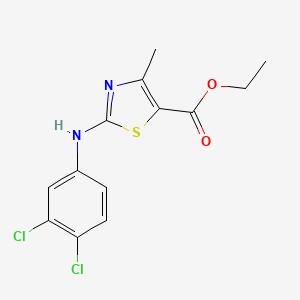 molecular formula C13H12Cl2N2O2S B5884748 ethyl 2-[(3,4-dichlorophenyl)amino]-4-methyl-1,3-thiazole-5-carboxylate 
