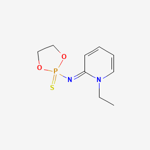 (1-ethylpyridin-2(1H)-ylidene)(2-sulfido-1,3,2-dioxaphospholan-2-yl)amine