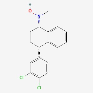 molecular formula C17H17Cl2NO B588479 N-Hydroxy Sertraline CAS No. 124345-07-9