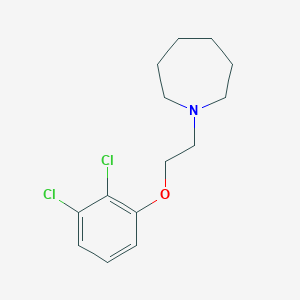 molecular formula C14H19Cl2NO B5884792 1-[2-(2,3-dichlorophenoxy)ethyl]azepane 
