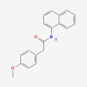 2-(4-methoxyphenyl)-N-1-naphthylacetamide