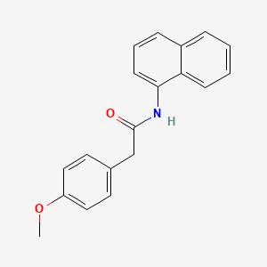 molecular formula C19H17NO2 B5884987 2-(4-methoxyphenyl)-N-1-naphthylacetamide 