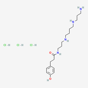 molecular formula C19H37Cl3N4O2 B588499 N-(4-羟基苯基丙酰基)亚精胺三盐酸盐 CAS No. 130631-59-3