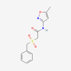 2-(benzylsulfonyl)-N-(5-methyl-3-isoxazolyl)acetamide
