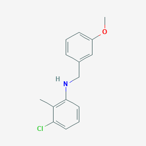molecular formula C15H16ClNO B5885007 (3-chloro-2-methylphenyl)(3-methoxybenzyl)amine 