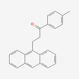 B588504 9-Anthracenepropanoic Acid Ethyl Ester CAS No. 109690-74-6