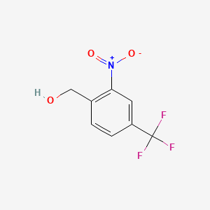 molecular formula C8H6F3NO3 B588507 2-硝基-4-(三氟甲基)苄醇 CAS No. 133605-27-3