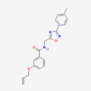 molecular formula C20H19N3O3 B5885070 3-(allyloxy)-N-{[3-(4-methylphenyl)-1,2,4-oxadiazol-5-yl]methyl}benzamide 