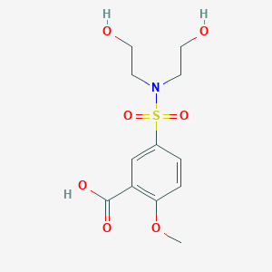 5-{[bis(2-hydroxyethyl)amino]sulfonyl}-2-methoxybenzoic acid