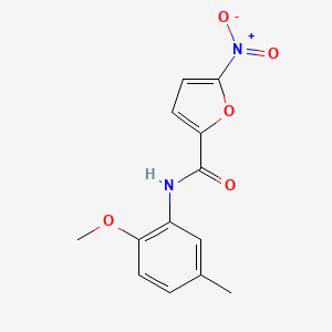 molecular formula C13H12N2O5 B5885110 N-(2-methoxy-5-methylphenyl)-5-nitro-2-furamide 