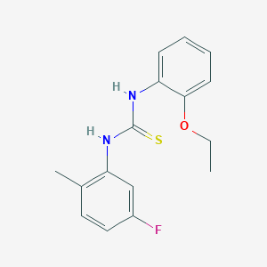 molecular formula C16H17FN2OS B5885113 N-(2-ethoxyphenyl)-N'-(5-fluoro-2-methylphenyl)thiourea 