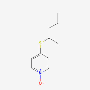 4-(2-Pentanylsulfanyl)pyridine 1-oxide