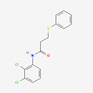 molecular formula C15H13Cl2NOS B5885201 N-(2,3-dichlorophenyl)-3-(phenylthio)propanamide 