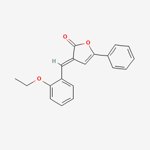 molecular formula C19H16O3 B5885263 3-(2-ethoxybenzylidene)-5-phenyl-2(3H)-furanone 