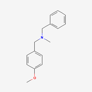 molecular formula C16H19NO B5885322 N-benzyl-1-(4-methoxyphenyl)-N-methylmethanamine 