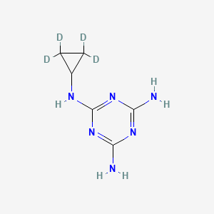 molecular formula C6H10N6 B588538 Cyromazine-d4 CAS No. 1219804-19-9