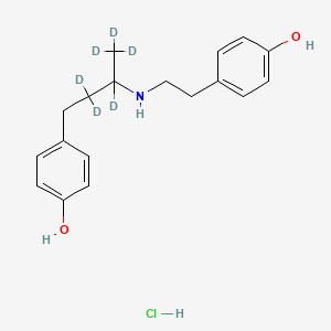 molecular formula C18H24ClNO2 B588541 去羟基盐酸盐去羟基盐酸盐（主要） CAS No. 1346599-88-9