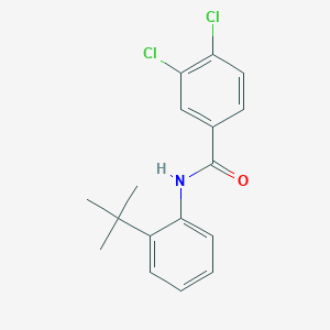 molecular formula C17H17Cl2NO B5885466 N-(2-tert-butylphenyl)-3,4-dichlorobenzamide 