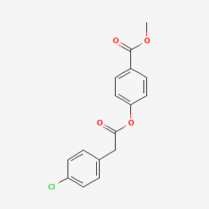 methyl 4-{[(4-chlorophenyl)acetyl]oxy}benzoate
