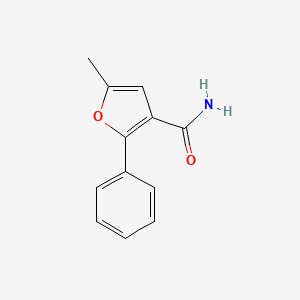 molecular formula C12H11NO2 B5885517 5-methyl-2-phenyl-3-furamide 