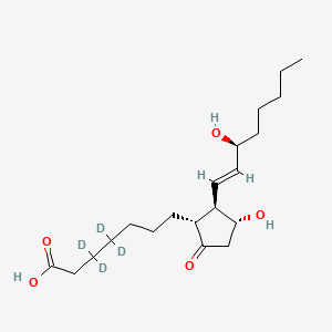 molecular formula C20H34O5 B588553 前列腺素 E1-d4 CAS No. 211105-33-8