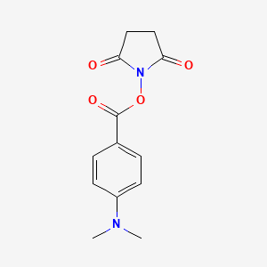 molecular formula C13H14N2O4 B588556 DMABA NHS 酯 CAS No. 58068-85-2