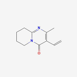 molecular formula C11H14N2O B588560 3-Ethenyl-2-methyl-6,7,8,9-tetrahydro-4H-pyrido[1,2-a]pyrimidin-4-one CAS No. 832747-59-8