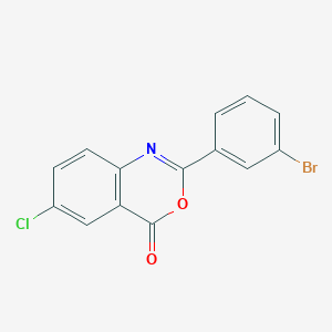 2-(3-bromophenyl)-6-chloro-4H-3,1-benzoxazin-4-one