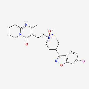 molecular formula C23H27FN4O3 B588562 Risperidone N-Oxide CAS No. 832747-55-4