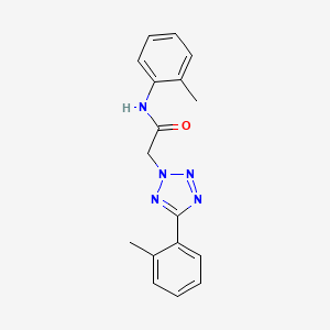 molecular formula C17H17N5O B5885634 N-(2-methylphenyl)-2-[5-(2-methylphenyl)-2H-tetrazol-2-yl]acetamide 