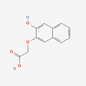 molecular formula C12H10O4 B588565 [(3-Hydroxynaphthalen-2-yl)oxy]acetic acid CAS No. 72836-74-9