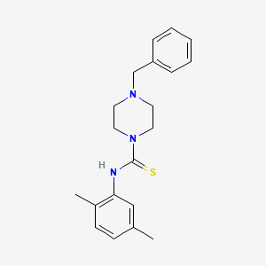4-benzyl-N-(2,5-dimethylphenyl)-1-piperazinecarbothioamide