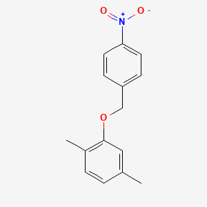molecular formula C15H15NO3 B5885739 1,4-dimethyl-2-[(4-nitrobenzyl)oxy]benzene CAS No. 712344-64-4
