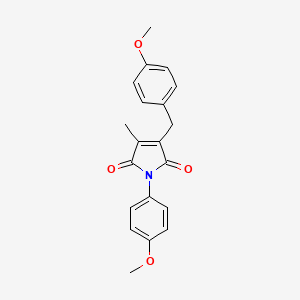 3-(4-methoxybenzyl)-1-(4-methoxyphenyl)-4-methyl-1H-pyrrole-2,5-dione