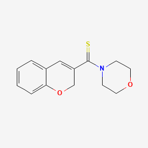 molecular formula C14H15NO2S B5885838 4-(2H-chromen-3-ylcarbonothioyl)morpholine 