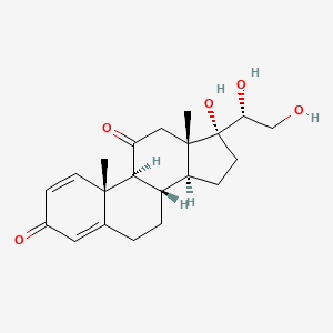 molecular formula C21H28O5 B588585 (20R)-17,20,21-Trihydroxypregna-1,4-diene-3,11-dione CAS No. 600-92-0