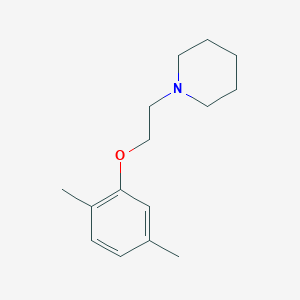 molecular formula C15H23NO B5885893 1-[2-(2,5-dimethylphenoxy)ethyl]piperidine 