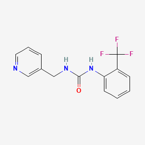 N-(3-pyridinylmethyl)-N'-[2-(trifluoromethyl)phenyl]urea