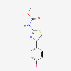 molecular formula C11H9FN2O2S B5885902 methyl [4-(4-fluorophenyl)-1,3-thiazol-2-yl]carbamate 
